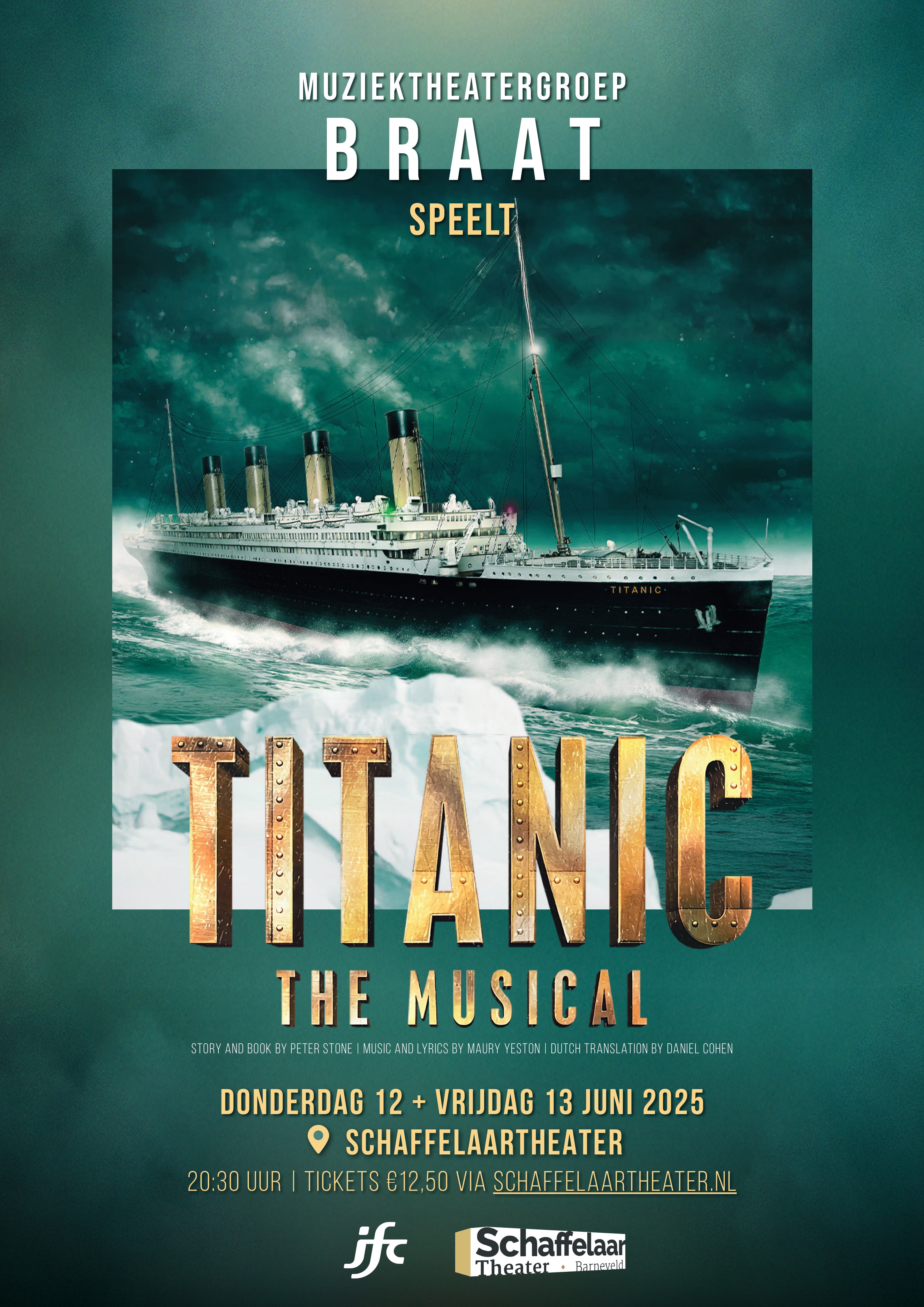 Poster Braat 2 Voorstellingen Schaffelaar Theater (1)