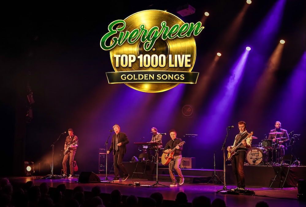 Evergreen Top 1000 Live Golden Songs Liggend Logo Fotograaf Robert Gort