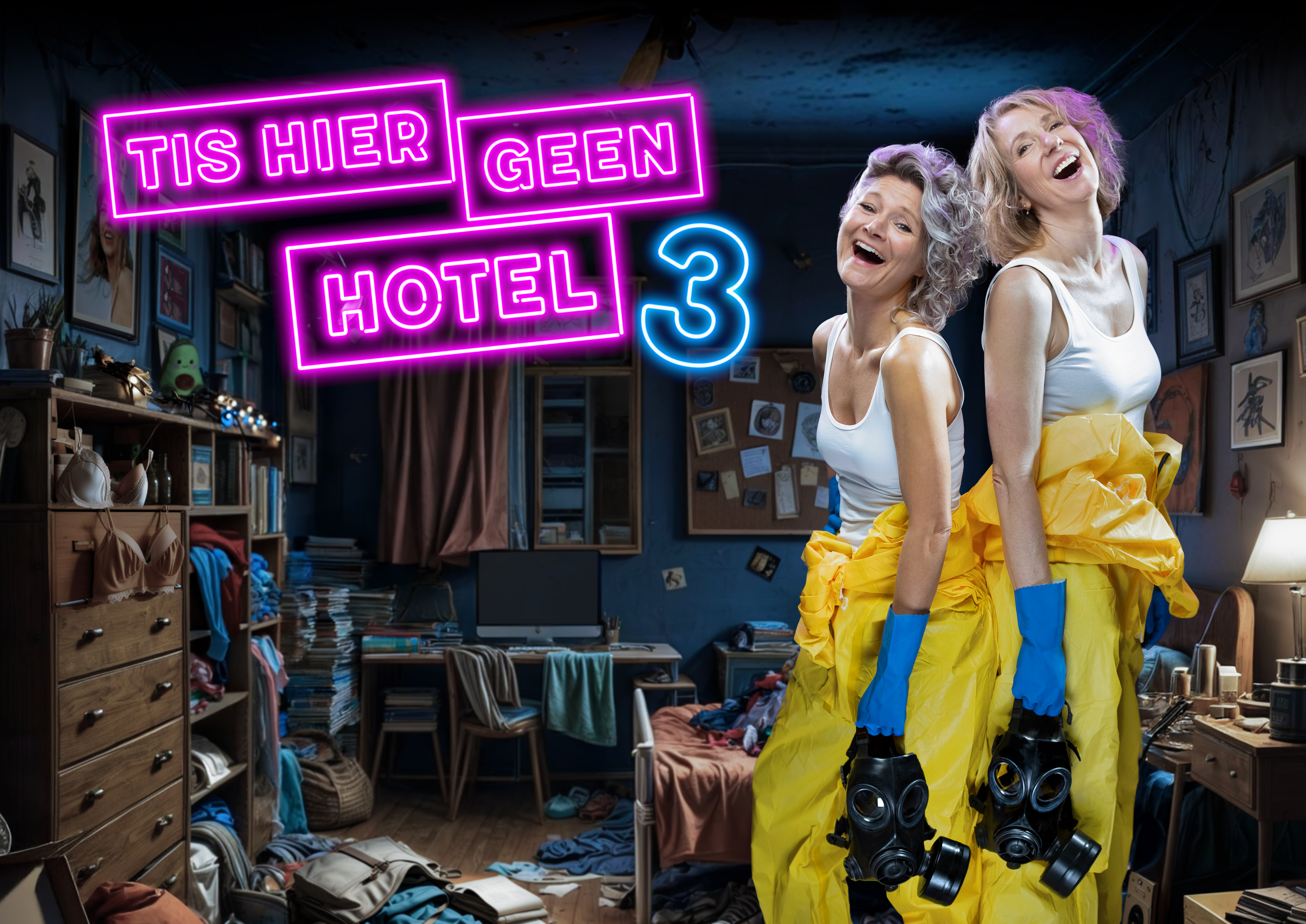 TISHIERGEENHOTEL3 POSTER LIGGEND MET TITEL